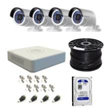  HIK HD-TVI 4 Ch Hi-Res DVR Installer Kit